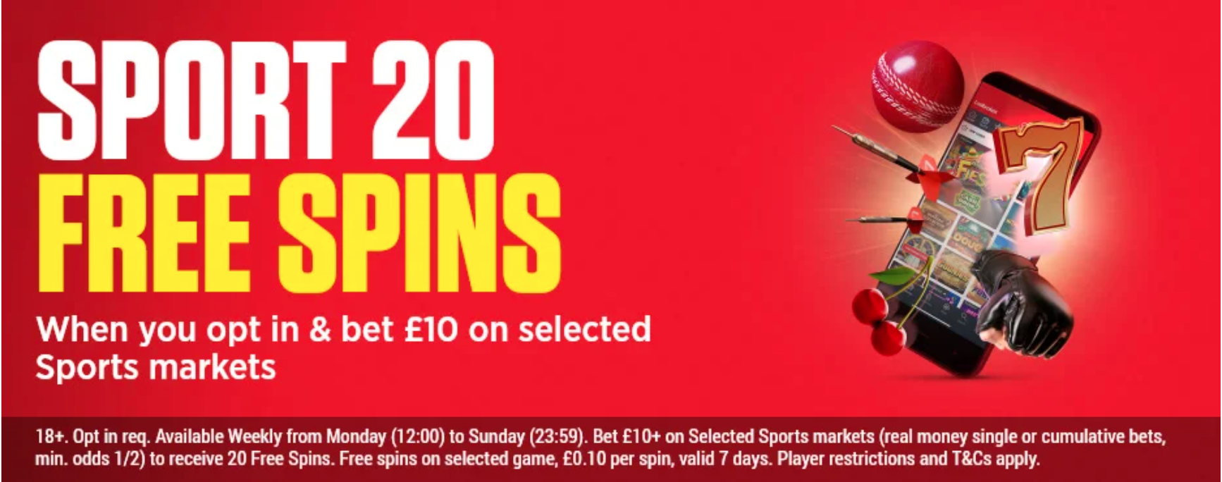 Ladbrokes Free Spins Offer