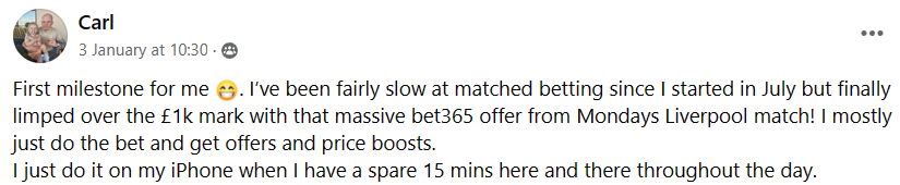 Outplayed member Carl explains how he makes money from Matched Betting spending 15 minutes here and there