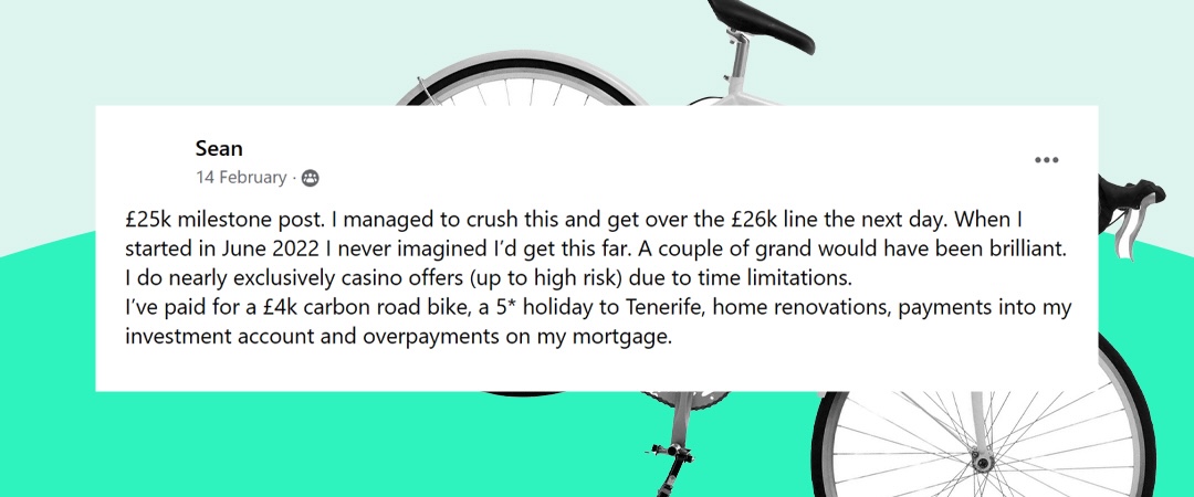 Outplayed member Sean's review of how he made £25k from matched betting